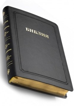 Библия. Синодальный перевод 055MG среднего формата (цвет черный)