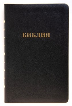 Библия. Синодальный перевод 057 MG ИИЖ среднего формата (Черный) 216х140х28мм