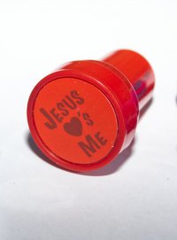 Штамп Jesus loves me